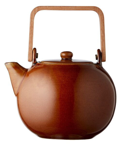 Керамичен чайник с цедка в кехлибарен цвят 1,2 l Gastro Amber – Bitz
