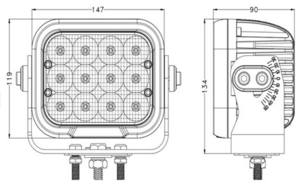 LED Автомобилен прожектор OSRAM LED/120W/10-30V IP68 5700K