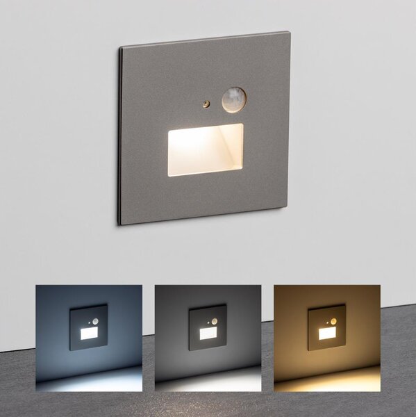 LED осветително тяло за стълбище със сензор за движение LED/1,5W/230V 3000/4000/6000K сиво