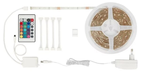 Brilo - LED RGBW Димируема лента 6,5 м LED/22W/230V + д.у