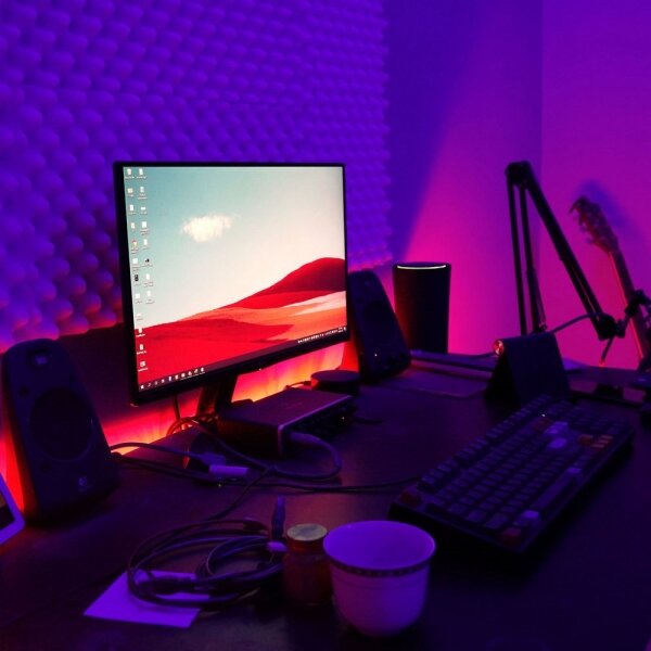 Brilo - LED RGB Димируема лента 11,5 м LED/24W/230V + д.у