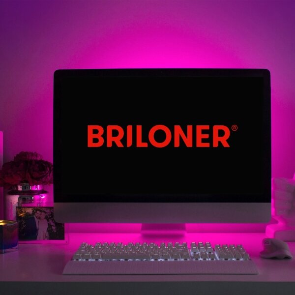 Brilo - LED RGB Димируема лента 6,6 м LED/6W/USB + д.у