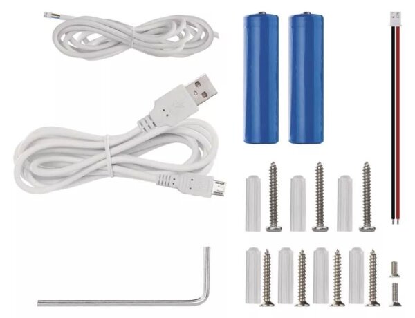 Безжичен видеозвънец със соларен панел GoSmart 4400 mAh 3xAA IP44 Wi-Fi Tuya