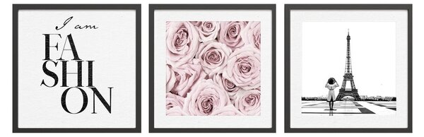 Картини в комплект от 3 бр. 30x40 cm Parisienne – Styler