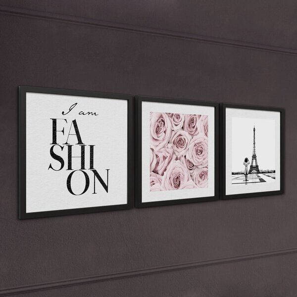 Картини в комплект от 3 бр. 30x40 cm Parisienne – Styler