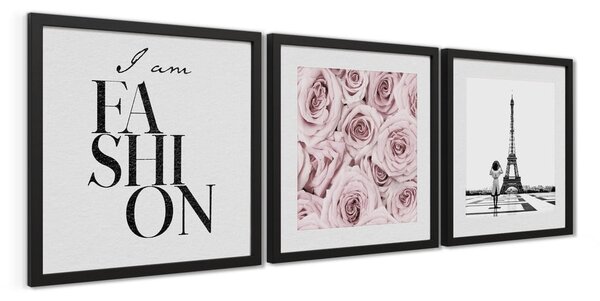 Картини в комплект от 3 бр. 30x40 cm Parisienne – Styler