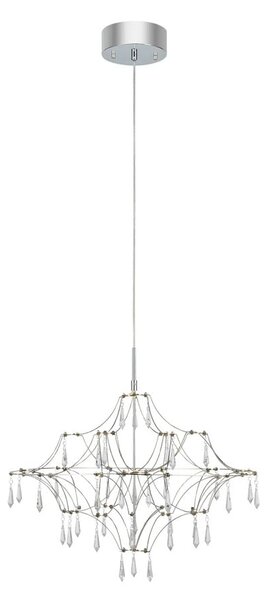 LED висящо осветително тяло в сребрист цвят ø 60 cm Efesos – Markslöjd