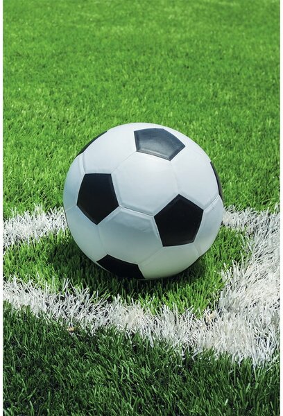 Зелено детско одеяло от флийс 100x150 cm Football – Jerry Fabrics