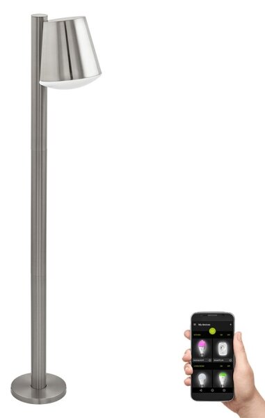 Eglo 97485 - LED димируема лампа CALDIERO-C 1xE27/9W/230V матов хром IP44