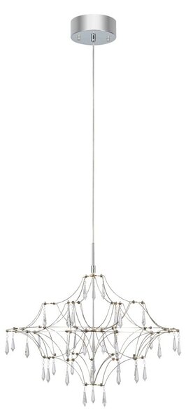 LED висящо осветително тяло в сребрист цвят ø 60 cm Efesos – Markslöjd