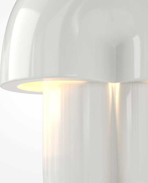 Maytoni LED настолна лампа „Hope“, бяла, керамика, височина 35 см, 3000K, Затъмняване, Бял, Дневна/трапезария, Керамика, Скандинавски