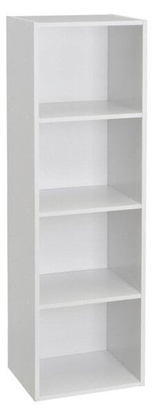 Бяла библиотека 30x106x24 cm Cube – Casa Selección