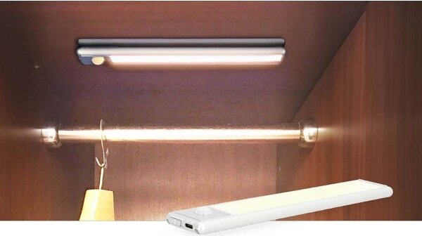 Nedis LCRM01WT - LED осветление за шкаф с сензор, 1W, 1100 mAh, 3000K