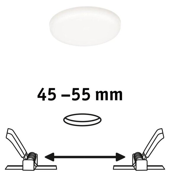 Paulmann 92390 - LED/4,5W IP44 Плафон за вграждане за баня VARIFIT 230V
