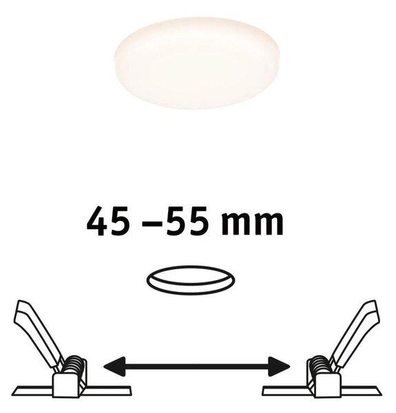 Paulmann 92387 - LED/4,5W IP44 Плафон за вграждане за баня VARIFIT 230V
