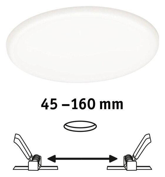 Paulmann 92392 - LED/17,5W IP44 Плафон за вграждане в баня VARIFIT 230V