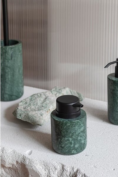 Тъмнозелен мраморен диспенсер за сапун 200 ml Marble – Mette Ditmer Denmark