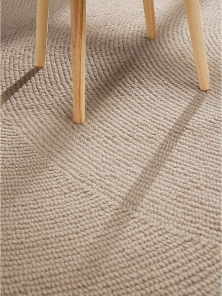 Бежов ръчно изработен вълнен килим 120x180 cm Calmio – Hanse Home