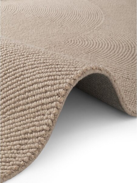 Бежов ръчно изработен вълнен килим 120x180 cm Calmio – Hanse Home