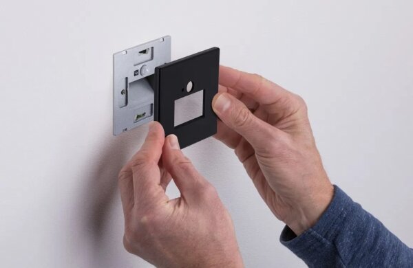 Paulmann  93135 - LED/1,2W Лампа за стълбище със сензор EDGE 230V черен