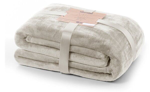 Бежово одеяло от микроплюш 160x210 cm Mic – Restilo