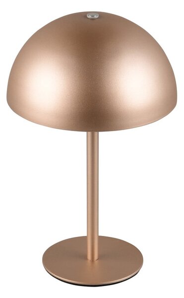 LED настолна лампа в бронзов цвят с метален абажур (височина 21 cm) Munoz – Reality