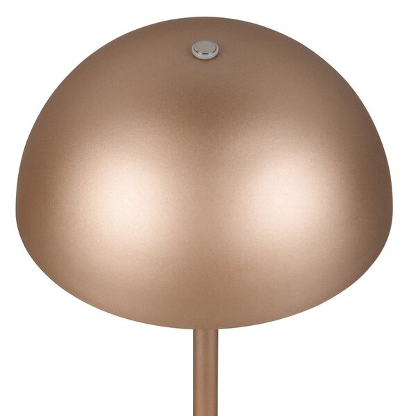 LED настолна лампа в бронзов цвят с метален абажур (височина 21 cm) Munoz – Reality