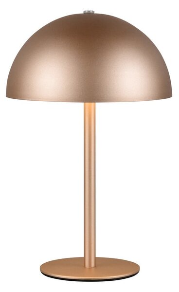 LED настолна лампа в бронзов цвят с метален абажур (височина 21 cm) Munoz – Reality