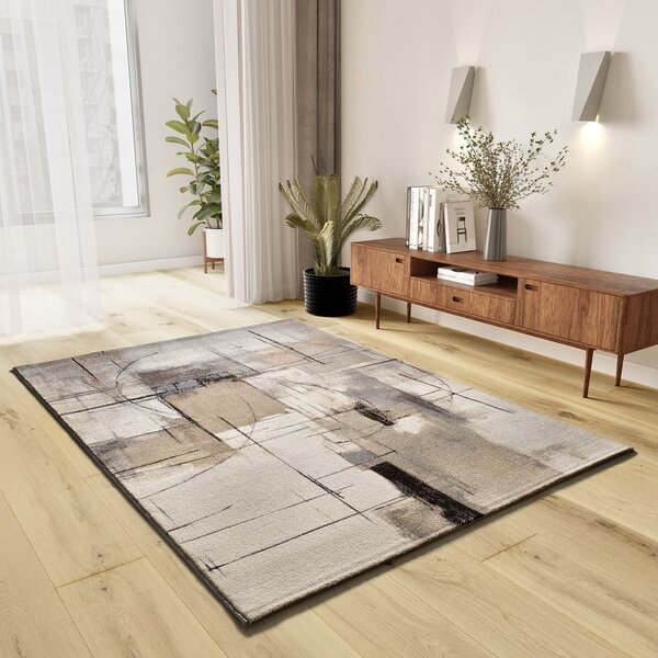 Килим в сив и бежов цвят 133x190 cm Beruti – Universal