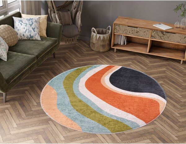 Кръгъл килим подходящ за пране ø 120 cm Colors of Joy – Vitaus