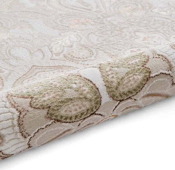 Кремав килим 120x170 cm Damask Bronze – Think Rugs