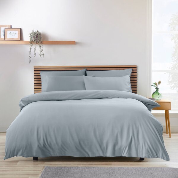 Синьо-сиво единично спално бельо от микрофибър 135x200 cm So Soft Easy Iron – Catherine Lansfield