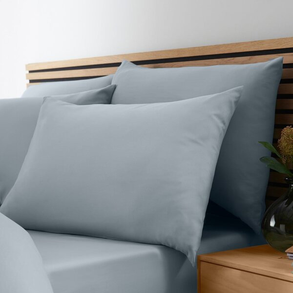 Синьо-сиво единично спално бельо от микрофибър 135x200 cm So Soft Easy Iron – Catherine Lansfield