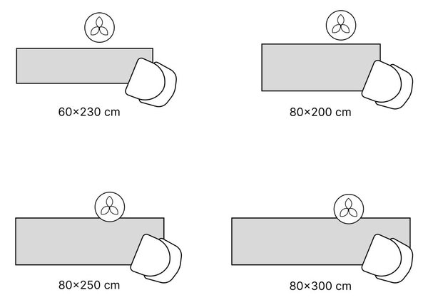 Бежова пътека 70x200 cm Sensi Ethan – FD