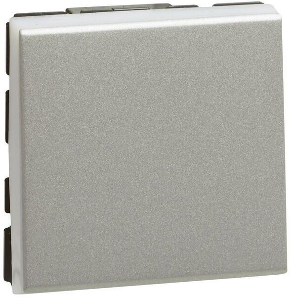 Legrand Девиаторен ключ 2 мод. цвят алуминий Easy-Led Mosaic NEW - 079211L