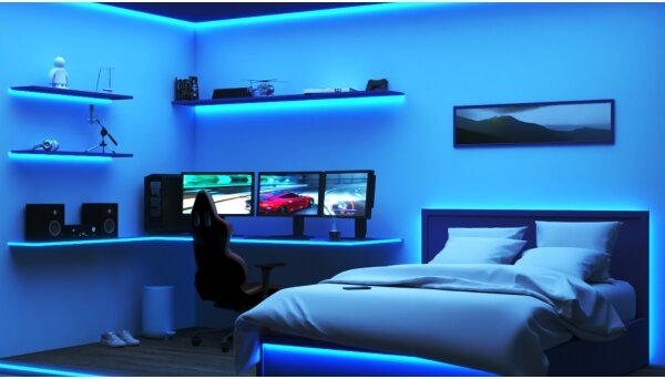 WiZ - LED RGBW димируема лента 4m LED/6,5/230V 2700-6500K Wi-Fi