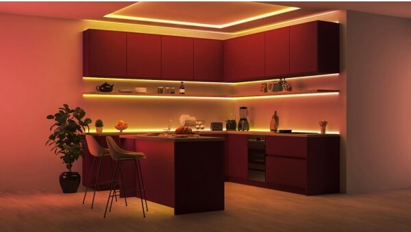 WiZ - LED RGBIC димируема лента 10m LED/21W/230V 2700-6500K Wi-Fi