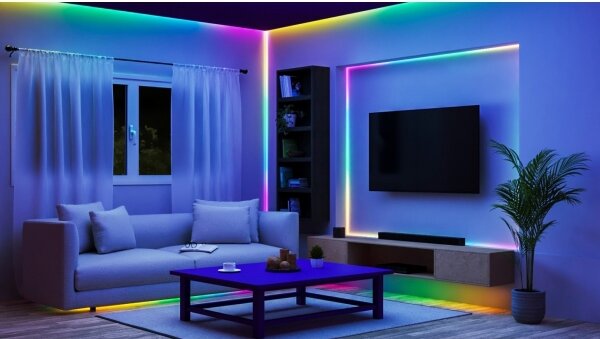 WiZ - LED RGBIC димируема лента 10m LED/21W/230V 2700-6500K Wi-Fi
