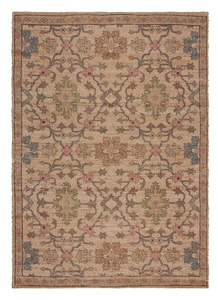 Ръчно изработен килим със смес от юта в естествен цвят 200x290 cm Celine Jute Global – Flair Rugs