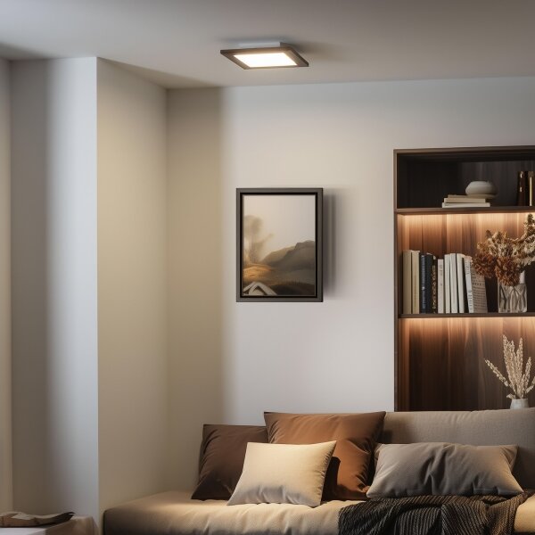 Eglo - LED регулируем панел SALOBRENA 2 LED/16W/230V тъмнокафяв