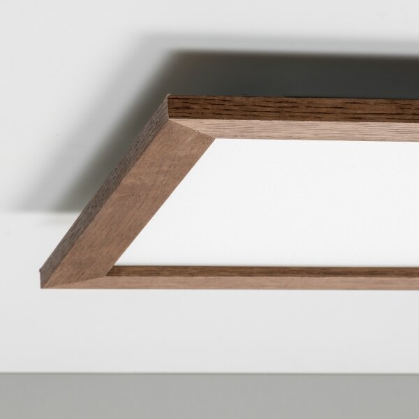 Brilagi - Димируемо осветително тяло SLIMFRAME WOOD LED/36W/230V 49,5x49,5 cm + дистанционно управление
