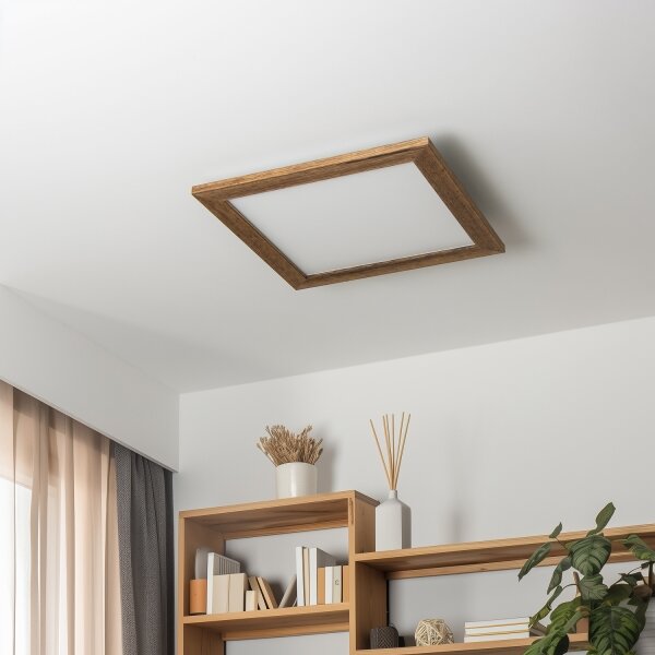 Eglo - LED RGB регулируем панел SALOBRENA-C LED/24W/230V кафяв + DO