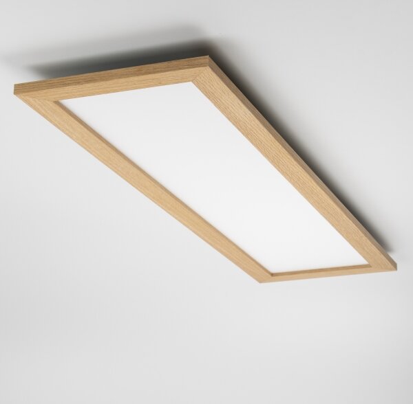 Brilagi - LED Плафониера SLIMFRAME WOOD LED/58W/230V 124x34 см кафяв
