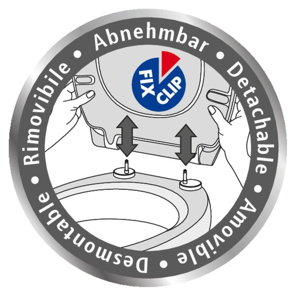 Тоалетна чиния с автоматично затваряне 38 x 44,5 см Menin – Wenko