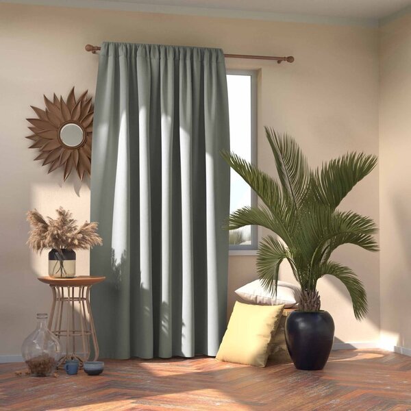 Сиво затъмняващо перде 140x245 cm Kierra – Restilo