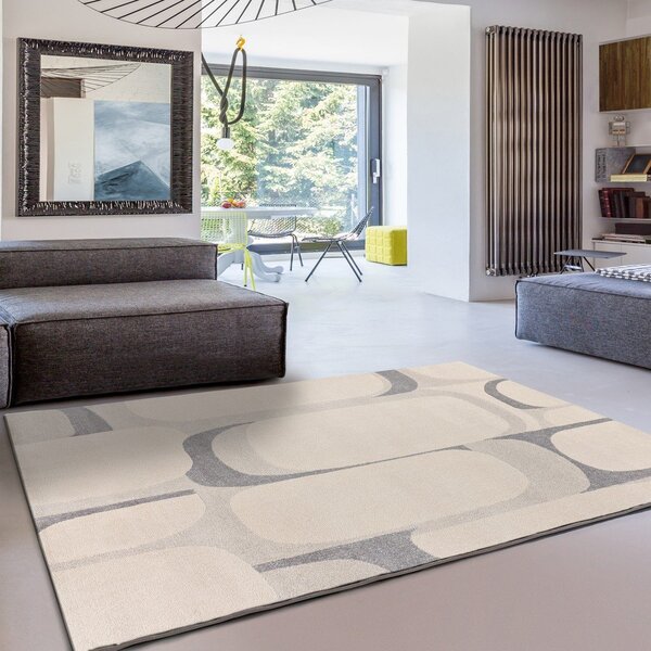 Килим в светлосив и кремав цвят 80x150 cm Porto – Universal