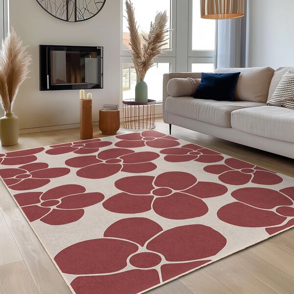 Червена пътека подходяща за пране 60x230 cm Red Meadow – Mila Home
