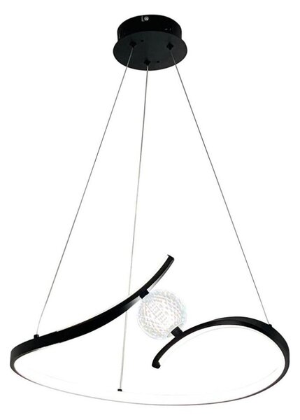 LED Пендел PERLA LED/34W/230V черен