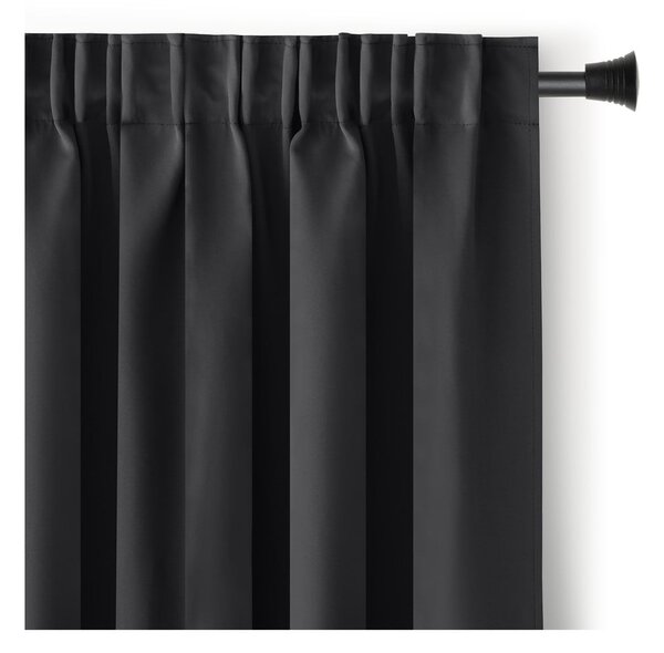 Черно затъмняващо перде 140x245 cm Kierra – Restilo
