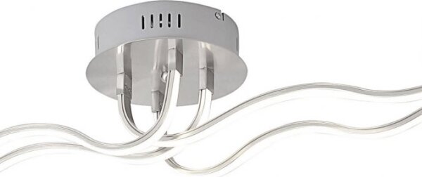 JUST LIGHT. 15126-55 - LED Полилей за повърхностен монтаж WAVE LED/29,4W/230V хром